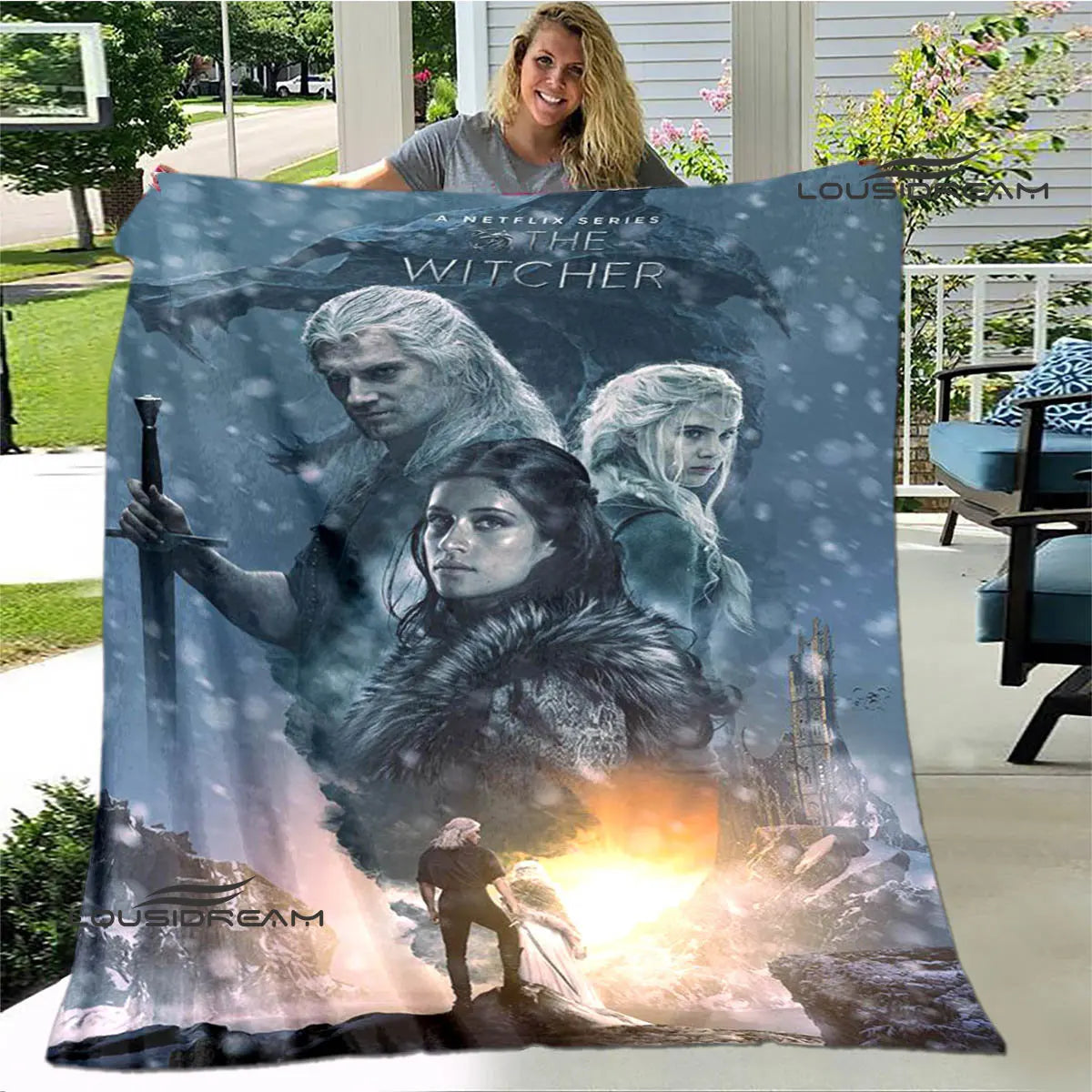 Witcher Printed blanket throw