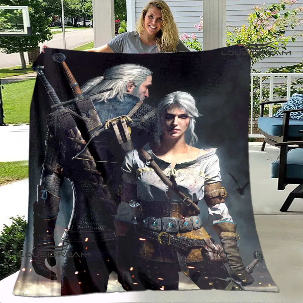 Witcher Printed blanket throw