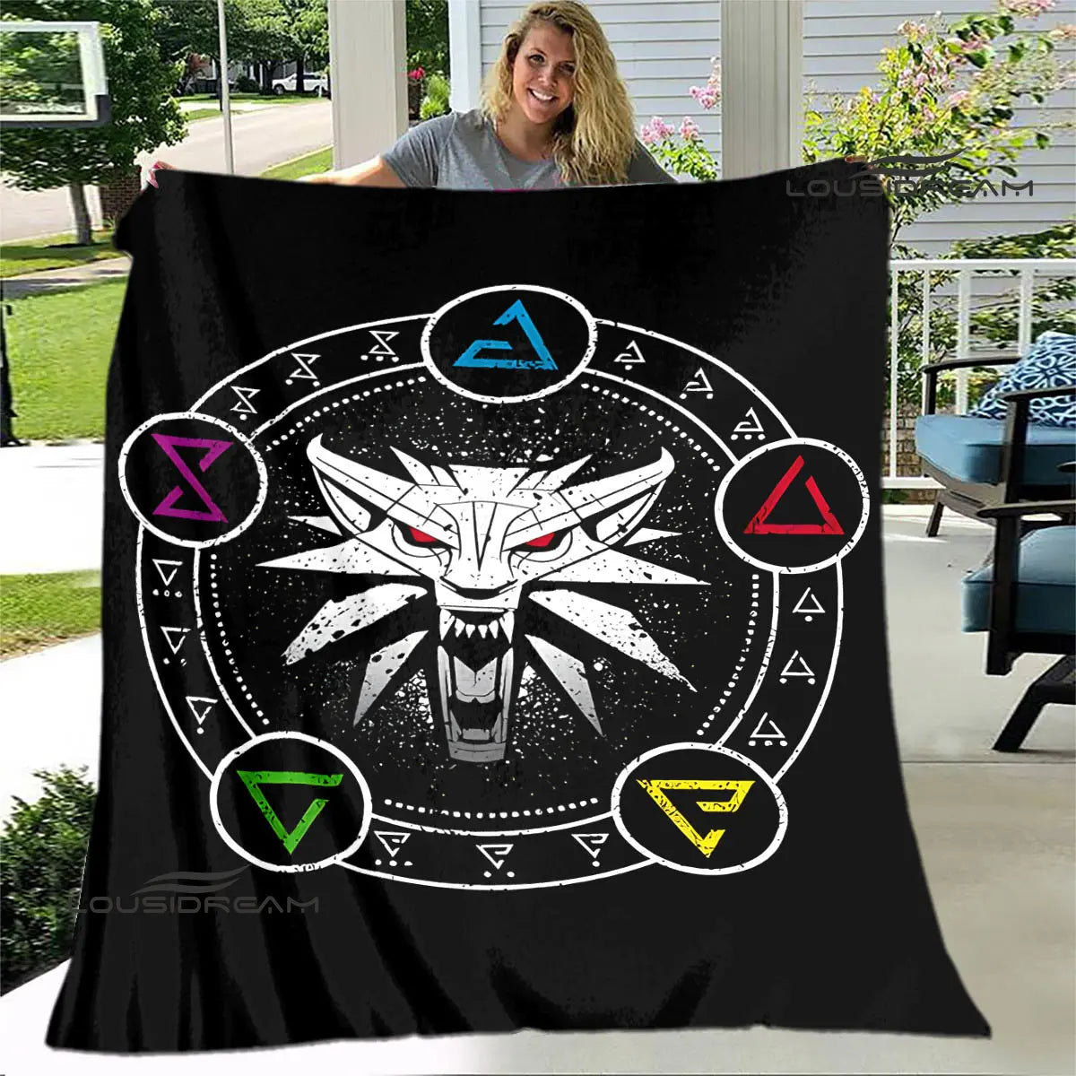 Witcher Printed blanket throw