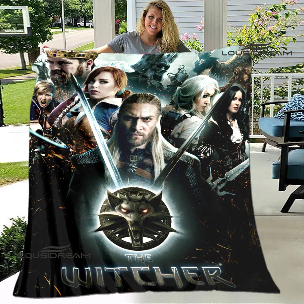 Witcher Printed blanket throw