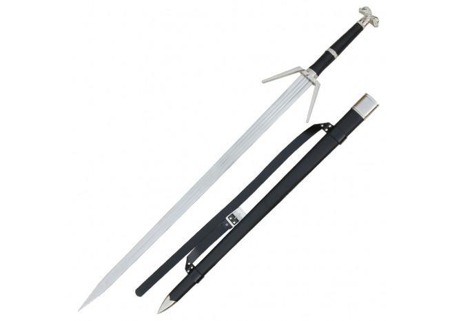 Witcher - Rivian Warrior Silver White Wolf Sword