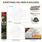 Jurassic World Rebirth - Paint By Numbers Kit