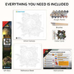 Jurassic Icons - Paint By Numbers Kit