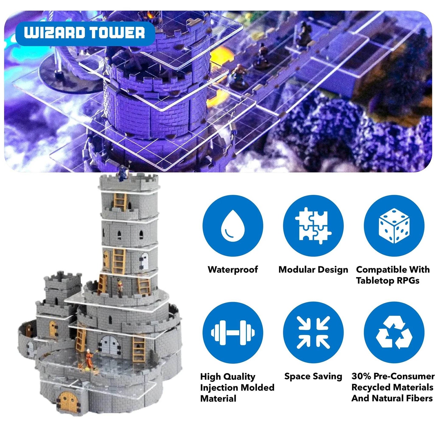 Wizard Tower Terrain Set - 