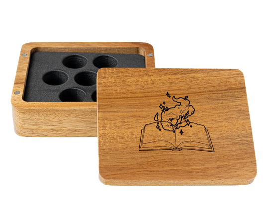 Wizard Wooden Dice Case