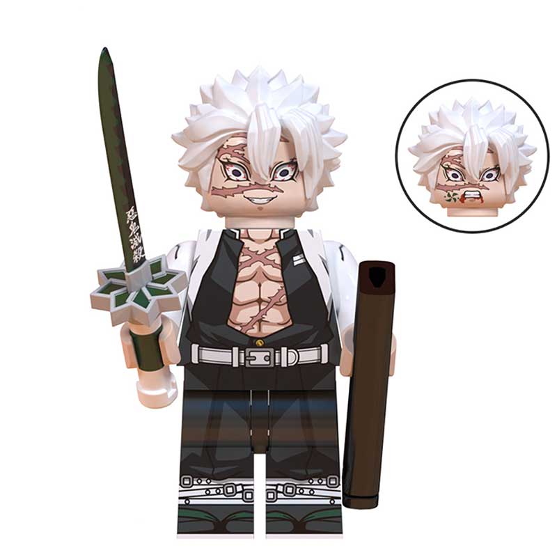 Shinazugawa Sanemi Demon Slayer LEGO Compatible Minifigure