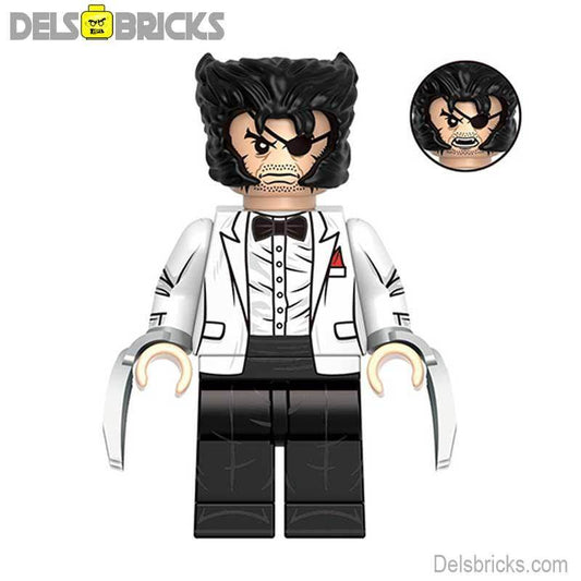 Wolverine Logan from X-Men & Deadpool Lego Marvel Minifigures - 