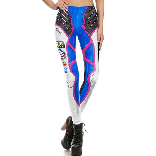 Women leggings Super HERO D.VA Game Leggins Printed pants