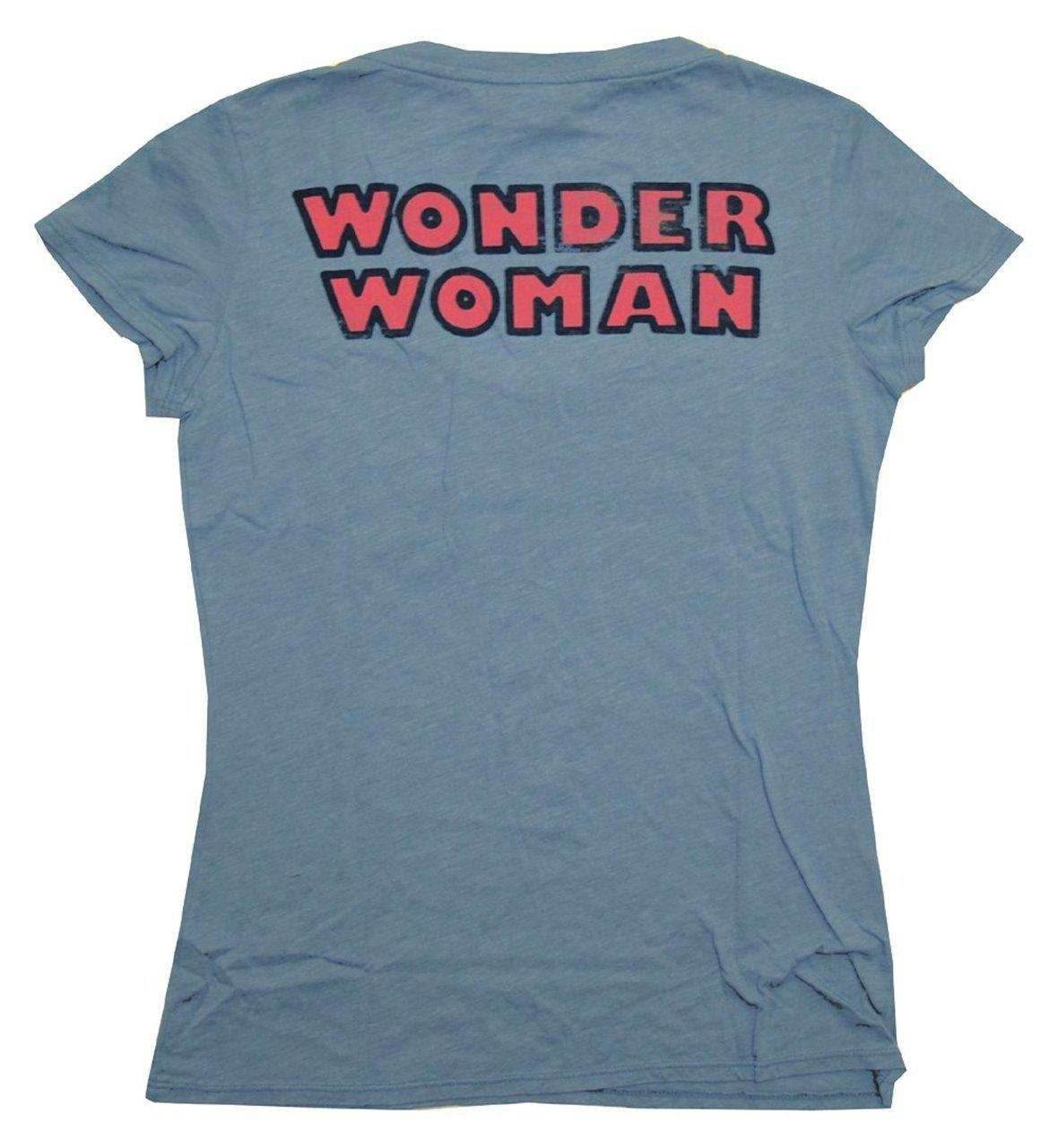 Wonder Woman The Skipper Logo Scoop Neck T-shirt - S