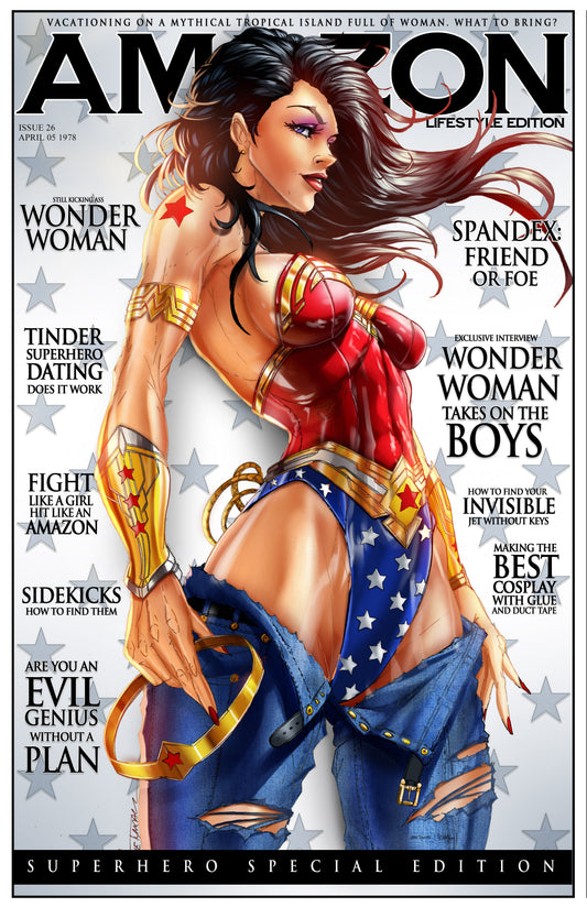 2023 Amazon Princess Magazine Metal Cosplay Variant Comic