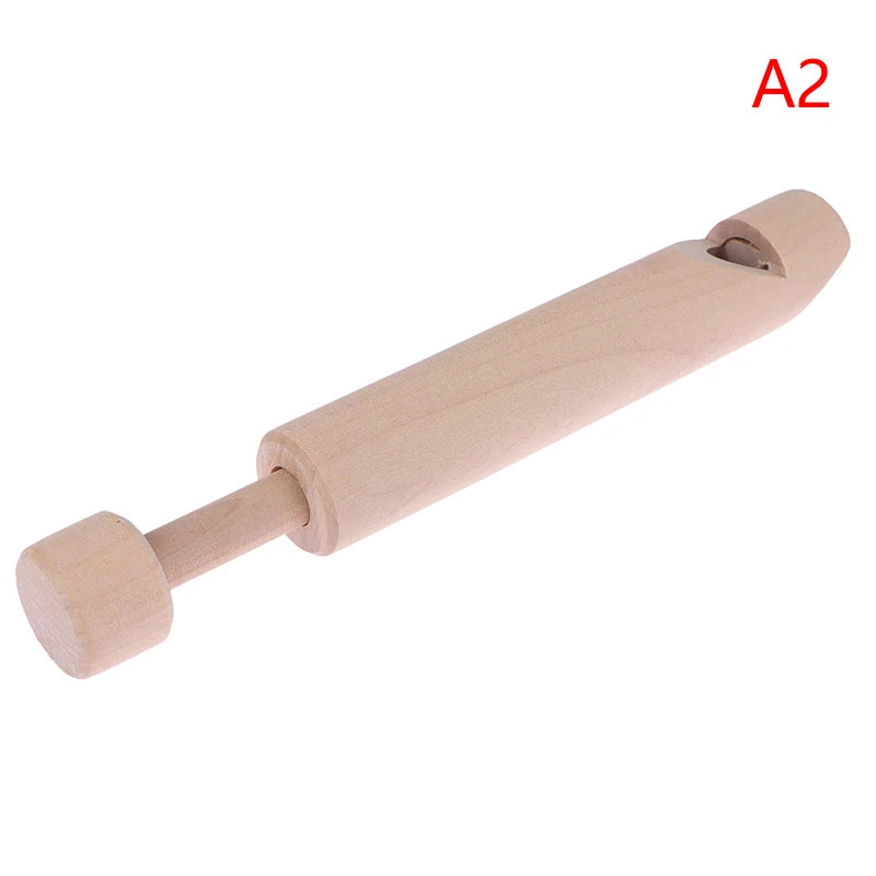 Wood Slide Whistle Glossy Wooden Push Pull Flute Instruments Children Adults Vocal Training Whistles Diacritical Sliding Piccolo