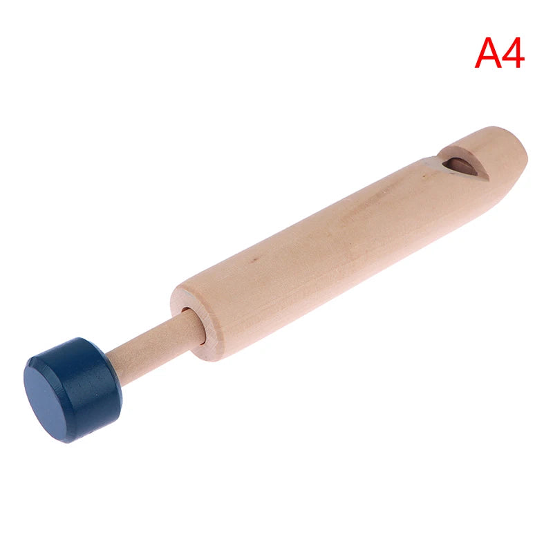 Wood Slide Whistle Glossy Wooden Push Pull Flute Instruments Children Adults Vocal Training Whistles Diacritical Sliding Piccolo