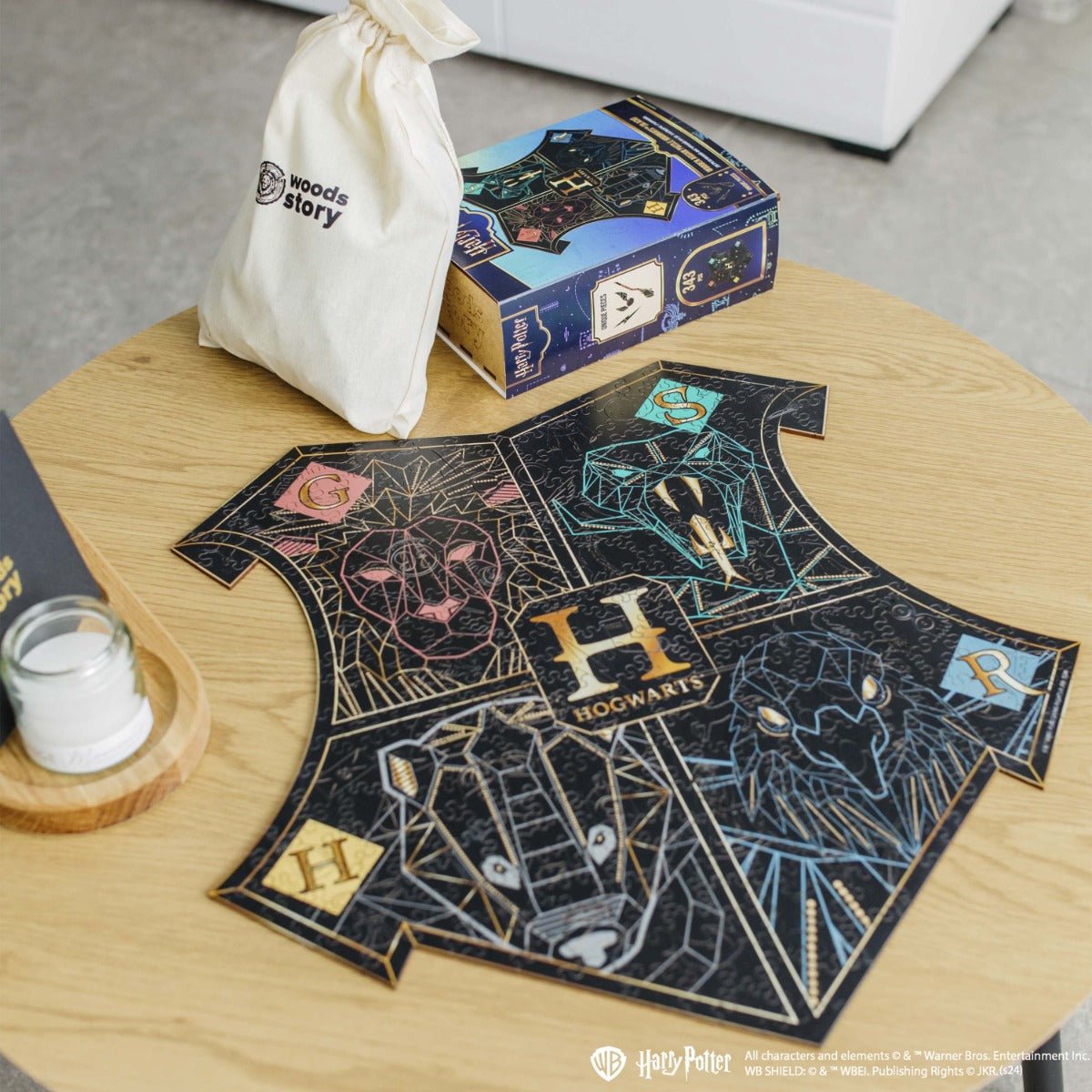 Wooden jigsaw classic puzzle Harry Potter Hogwarts™  (Black)
