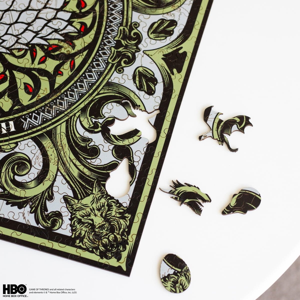Wooden jigsaw puzzle Game of Thrones™ House Stark