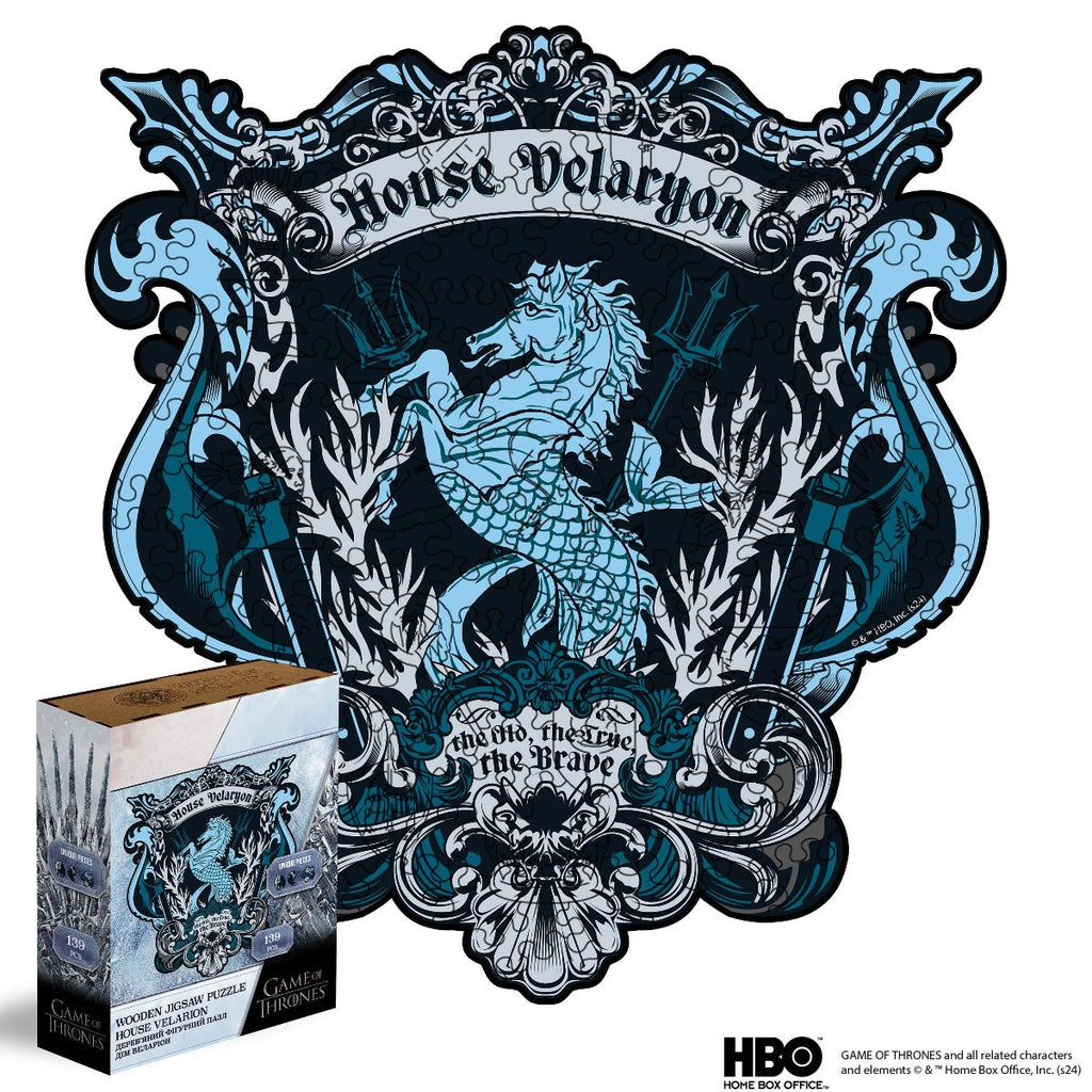 Wooden jigsaw puzzle Game of Thrones™ House Velaryon