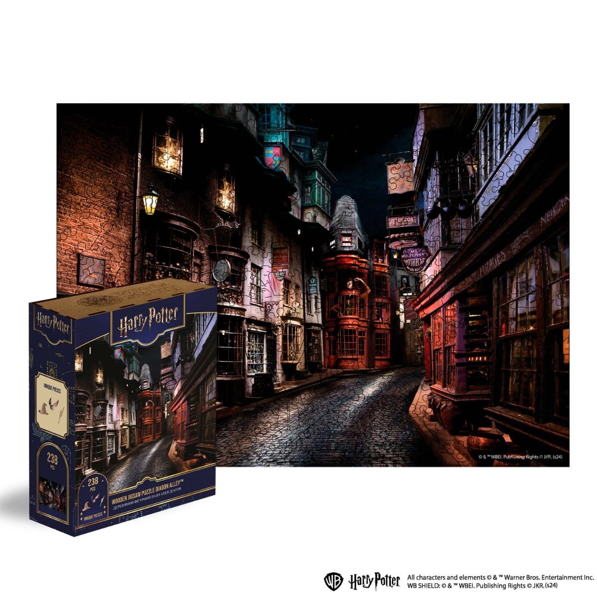 Wooden jigsaw classic puzzle Harry Potter Diagon Alley™