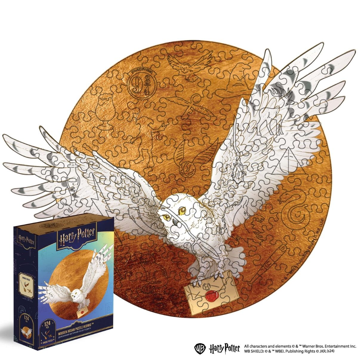 Wooden jigsaw puzzle Harry Potter Hedwig™