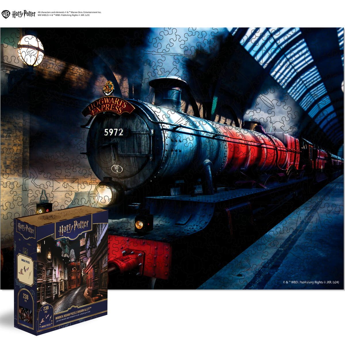 Wooden jigsaw puzzle Harry Potter Hogwarts Express™