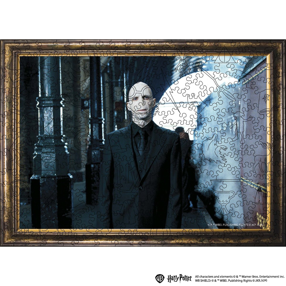 Wooden jigsaw puzzle Harry Potter Voldemort ™