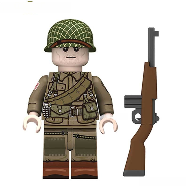 World War 2 American Airborne Infantry Soldier Lego Minifigures Custom Toys 3