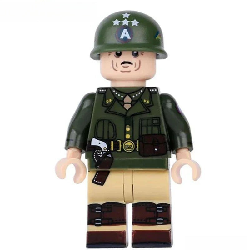 World War 2 General George S Patton Best Lego Minifigures Custom Toys