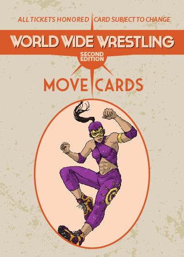 World Wide Wrestling 2nd Edition Move Cards - 