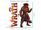Wrath Ira 7 Sinkins™ Vinyl Sticker – Personification of Wrath | Waterproof & UV-Proof - Sticker / Large