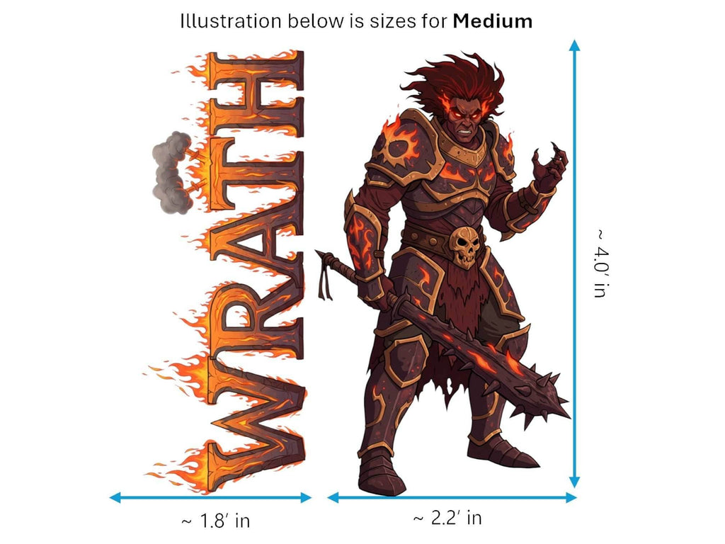 Wrath Ira 7 Sinkins™ Vinyl Sticker – Personification of Wrath | Waterproof & UV-Proof - Magnet / Medium