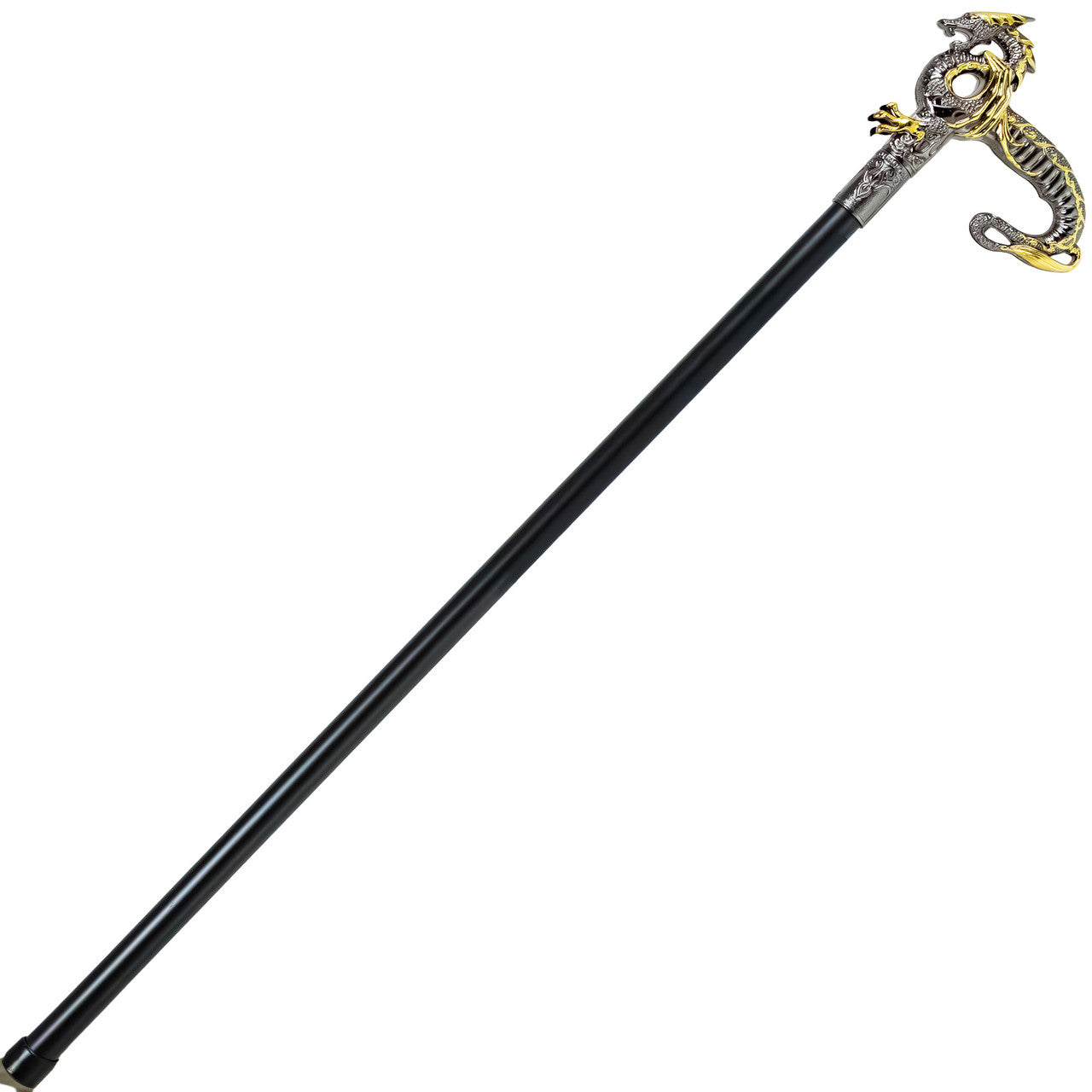 Wyvern of Wisdom Ornate Dragon Hidden Blade Sword Cane