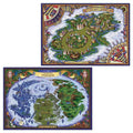 D&D: Icons of the Realms - The Domain of Prismeer and The Witchlight Carnival Wall Map - 