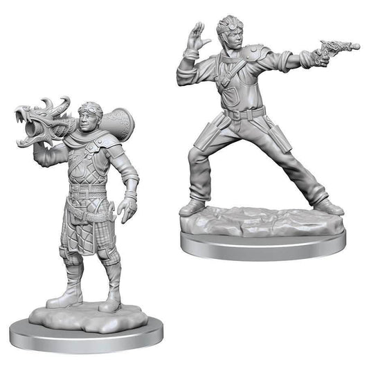 D&D: Nolzur's Marvelous Miniatures - Human Artificer & Human Apprentice - 