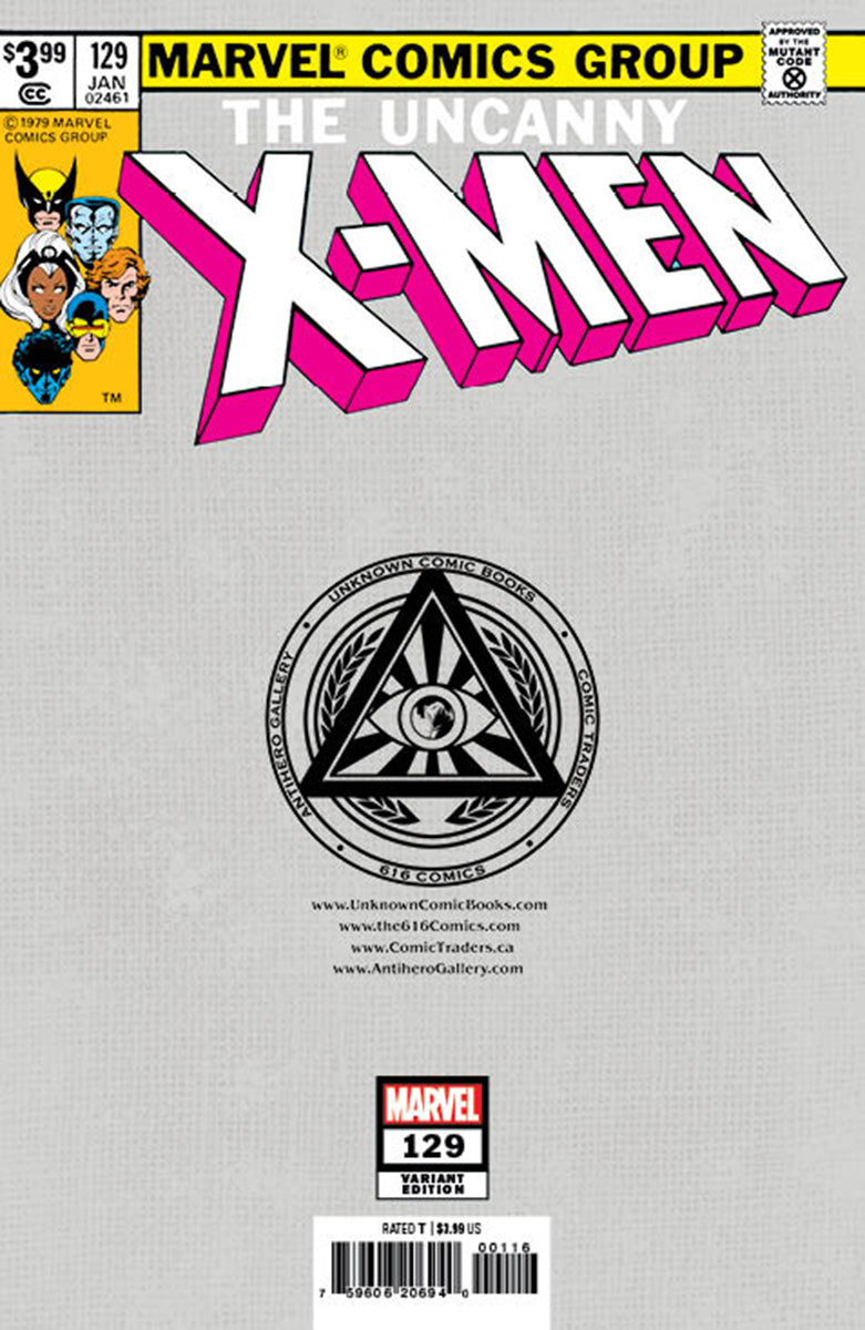 X-Men #129 Facsimile Edition Unknown Comics Nathan Szerdy Exclusive Virgin Var (10/25/2023)