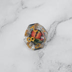 Xanathar's Eye | 7 Piece Moving Eye DnD Dice Set | Acrylic RPG Gaming Dice - 