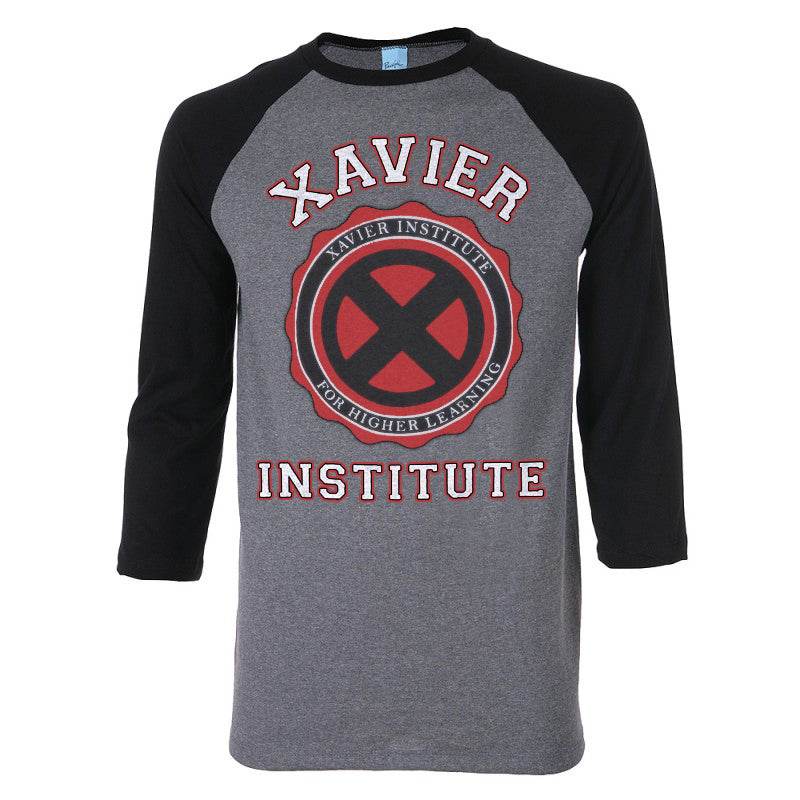 X-Men Xavier Institute Symbol Marvel Comics Baseball T-Shirt - S