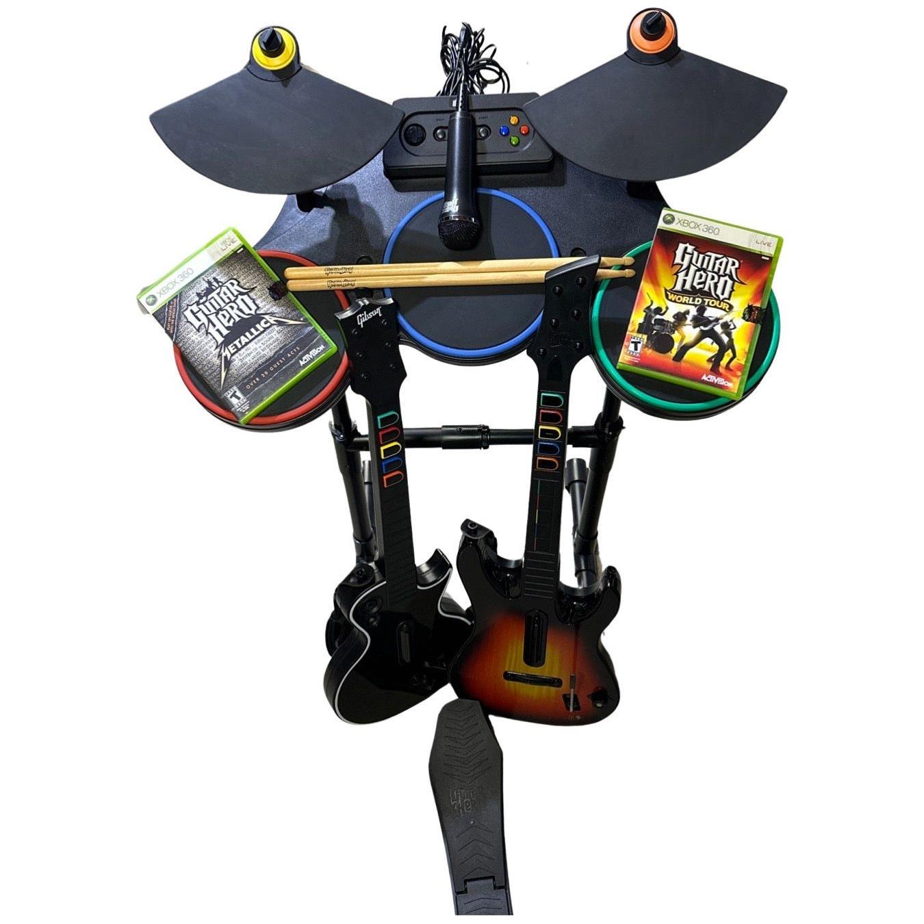 Xbox 360 Guitar Hero World Tour Band Kit