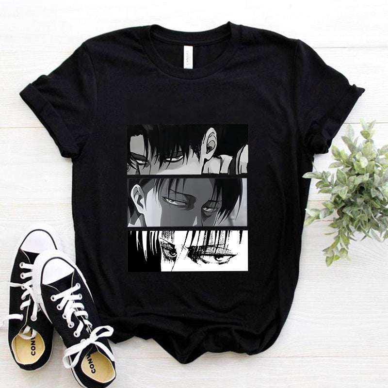 Y2k Japanese Anime Attack on Titan T Shirt