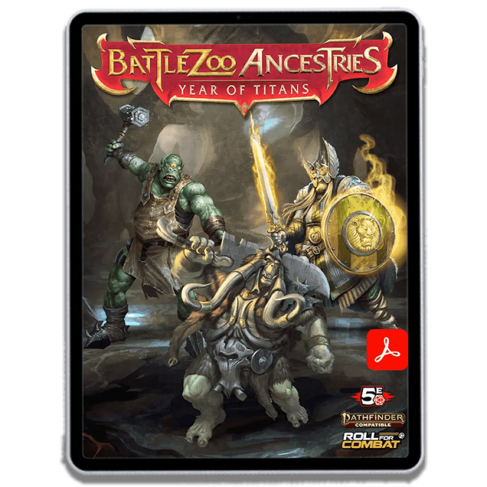 Battlezoo Ancestries: Year of Titans PDF - D&D 5th Edition / PDFs Only