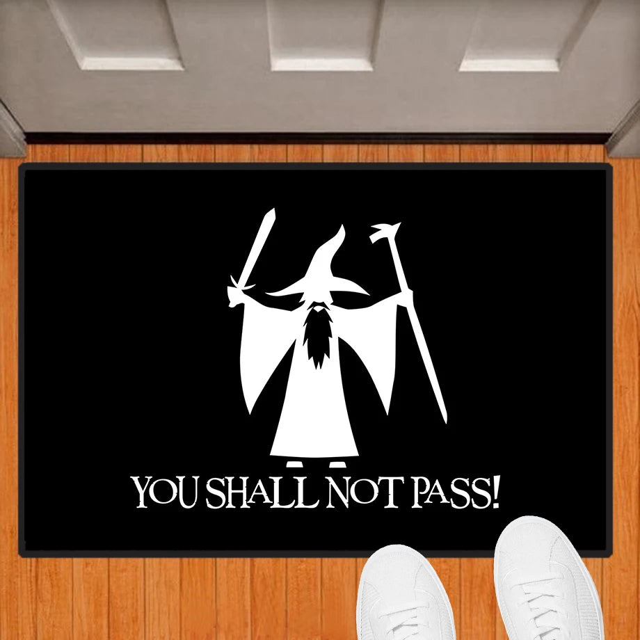 You Shall Not Pass doormat