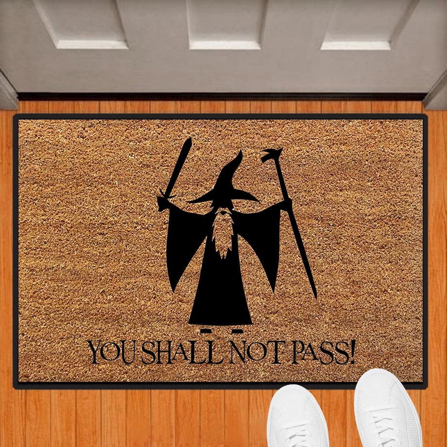 You Shall Not Pass doormat