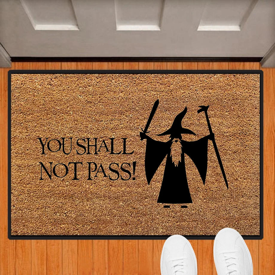 You Shall Not Pass doormat