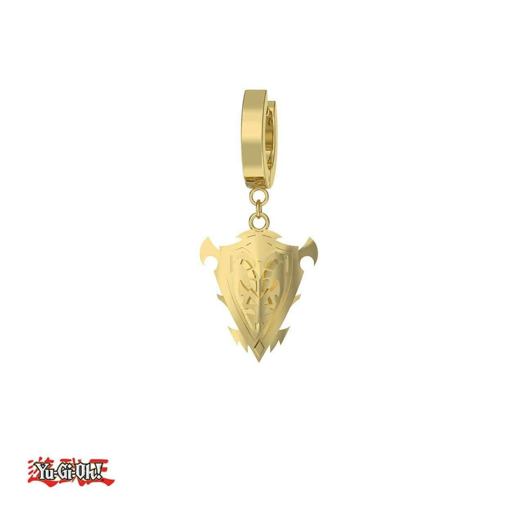 Yu-Gi-Oh!™ Black Luster Soldier Earrings - Gold / Single Shield