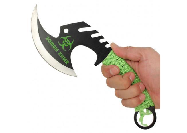 Zed Skullsplitter Throwing Axe - Green