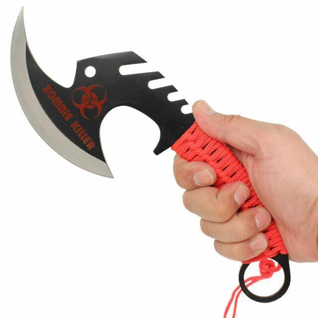 Zed Skullsplitter Throwing Axe - Red