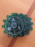 Legend of Zelda Gate of Time Green Acrylic Laser Cut Coasters Set of Six - 