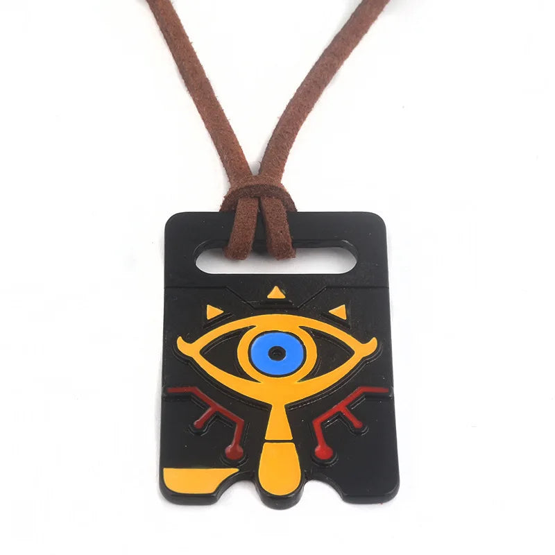 Zeldas Hylian Shield Keychain Breath of The Wild Sheikah Eye Majora's Mask Sword Triforce Symbol Pendant Key Chain Men Jewelry