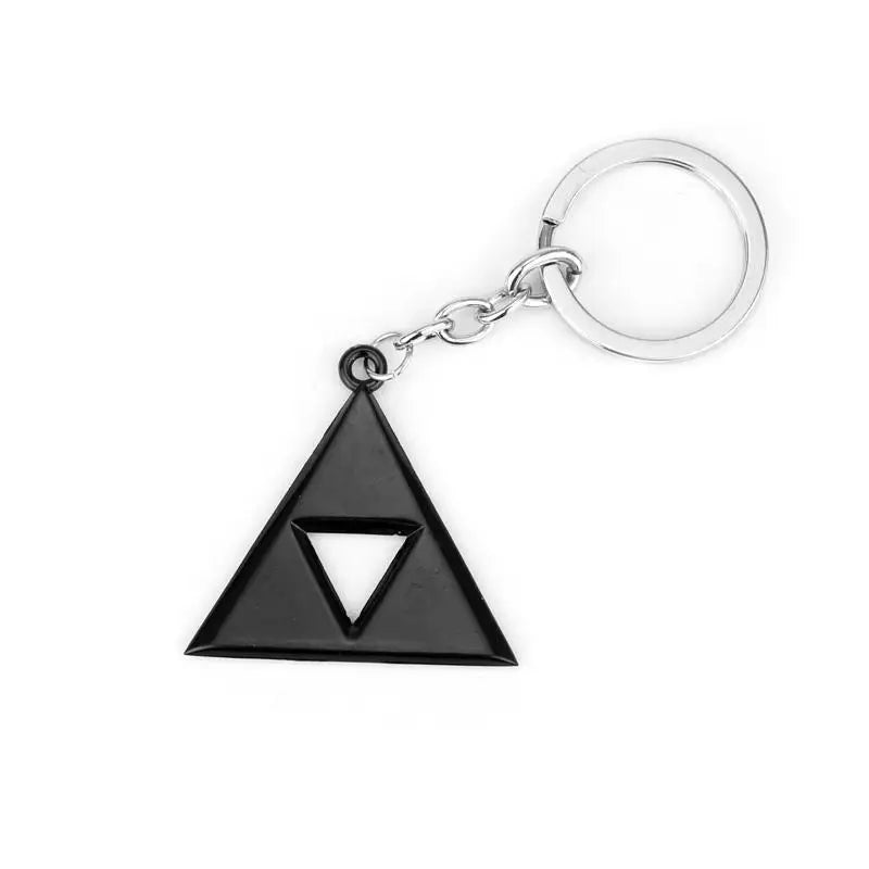 Zeldas Hylian Shield Keychain Breath of The Wild Sheikah Eye Majora's Mask Sword Triforce Symbol Pendant Key Chain Men Jewelry