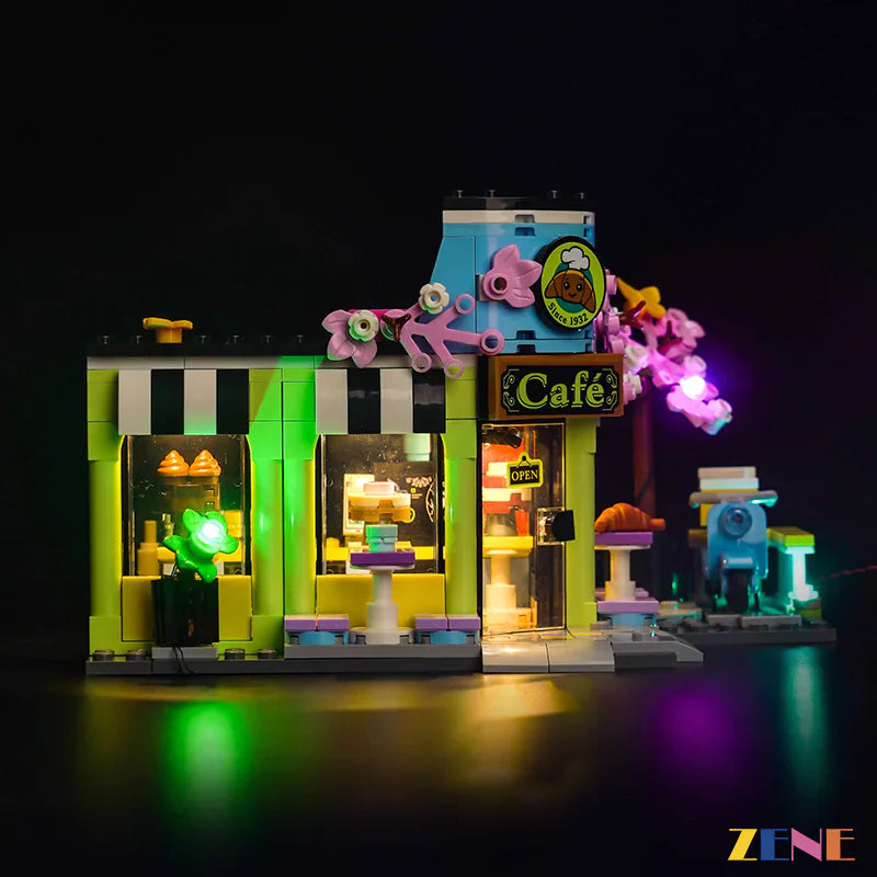 Light Kit for #42618 Heartlake City Café Coffee LEGO