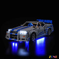 Light Kit for LEGO Furious Nissan Skyline GT-R (R34) Car #42210