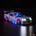 Light Kit for LEGO Furious Nissan Skyline GT-R (R34) Car #42210