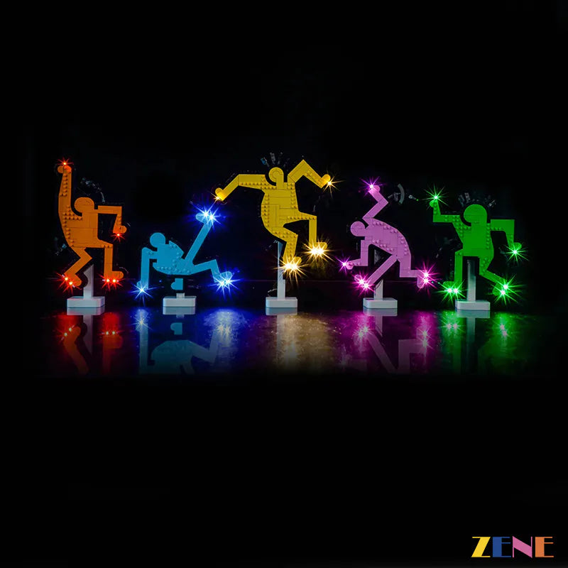 Light Kit for LEGO Dancing Figures #31216 Art Keith Haring